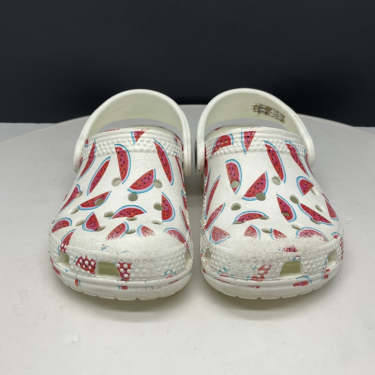 リヴ Crocs Shoes Kids 6 Toddler Classic Seasonal Graphic Watermelon