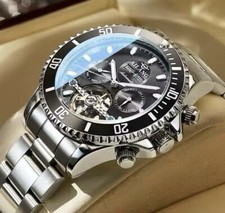 Men's luxury tourbillon automatic watch