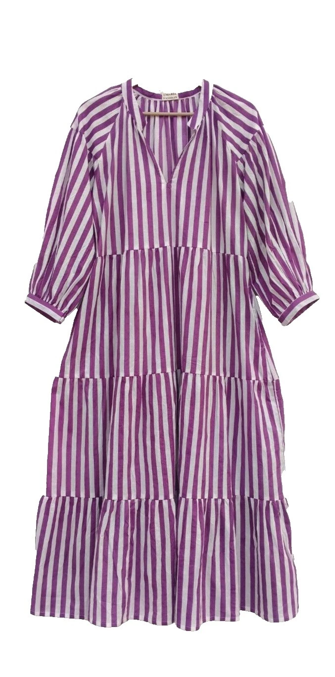 Handmade Striped Dresses for Women