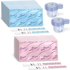Easy@Home 25 Ovulation Tests 10 Pregnancy Tests & 40 Large Urine Cups
