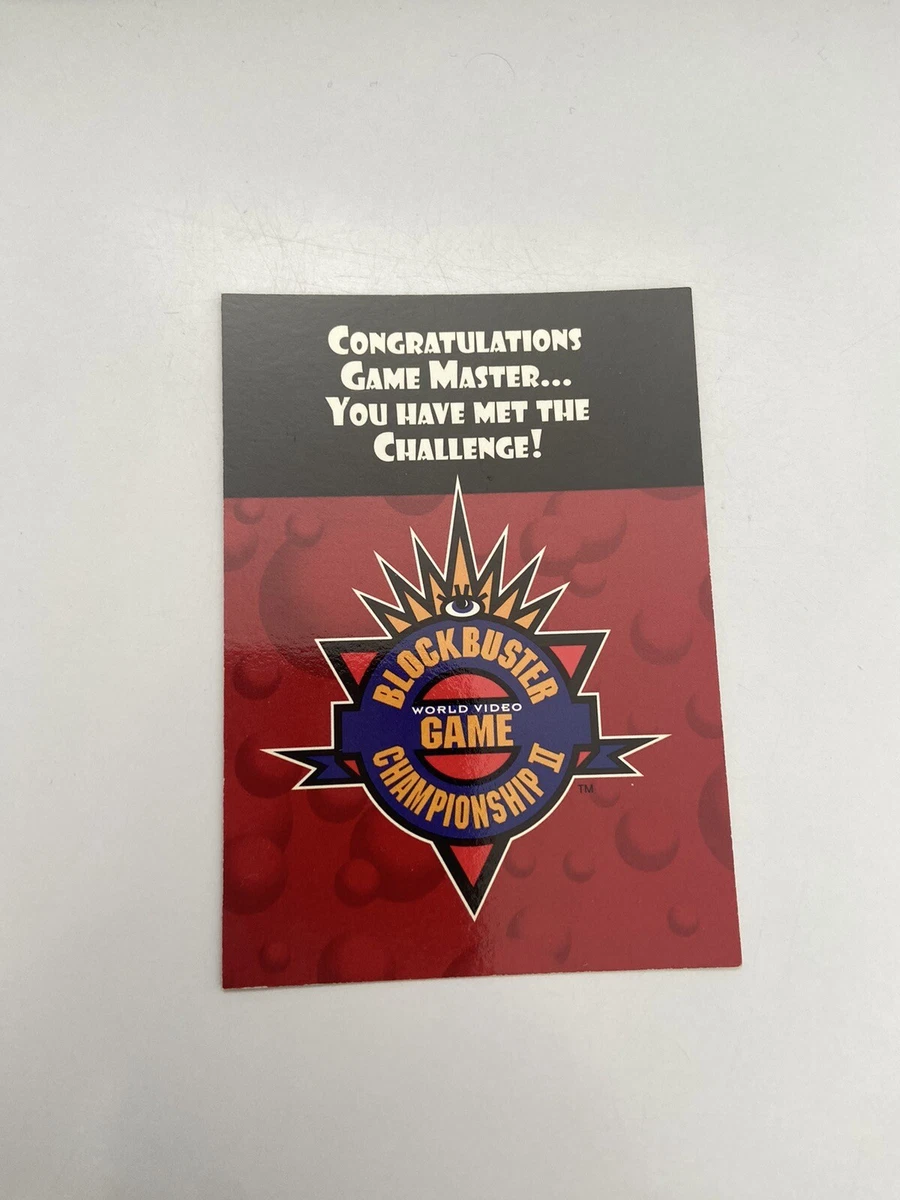 Blockbuster video game world champion deals