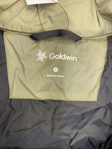 Chaqueta de plumón GOLDWIN L nylon caqui g53302 Mid Usada - Imagen 3 de 5