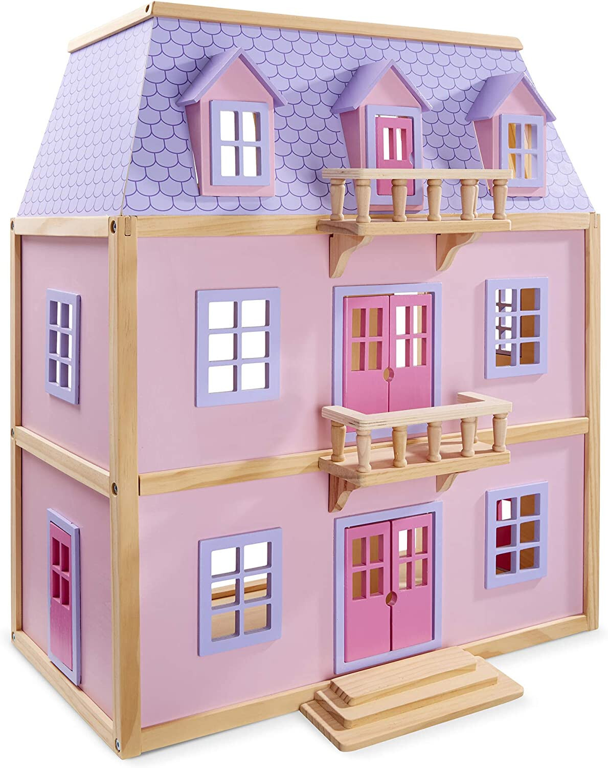 Melissa and Doug 14570 Wooden Dollhouse Wooden Dolls House set Dollshouse 3+ toy