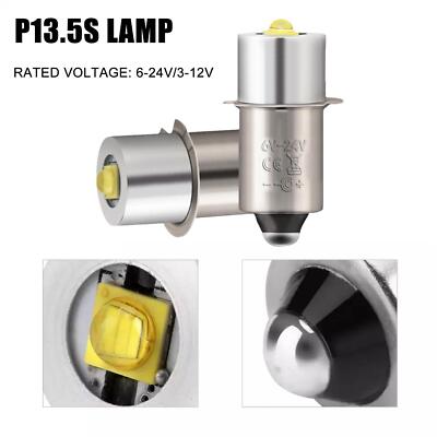 LED 2525 Lampe P13.5S PR2 Taschenlampe Birne 3-12v/6-24v Nicht-Polarität M4 L1D1