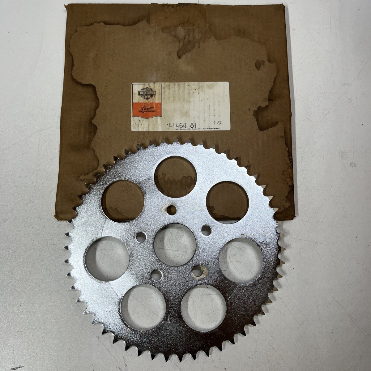 NOS Harley-Davidson Rear 51 Tooth Sprocket OEM 41464-81 Robison HD