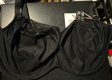 Panache Serene Stretch Lace Full Cup Underwire Bra 10305 . Black