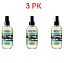 REDKEN Volume Maximizer Thickening Spray 8.5 oz 3 pack