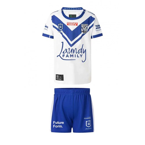 Canterbury Bulldogs Home Jersey Sizes 2XL - 5XL Available White NRL Classic 23 - Picture 8 of 11