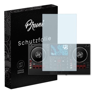 Bruni 2x Folie für Numark Mixstream Pro Plus Schutzfolie Displayschutzfolie