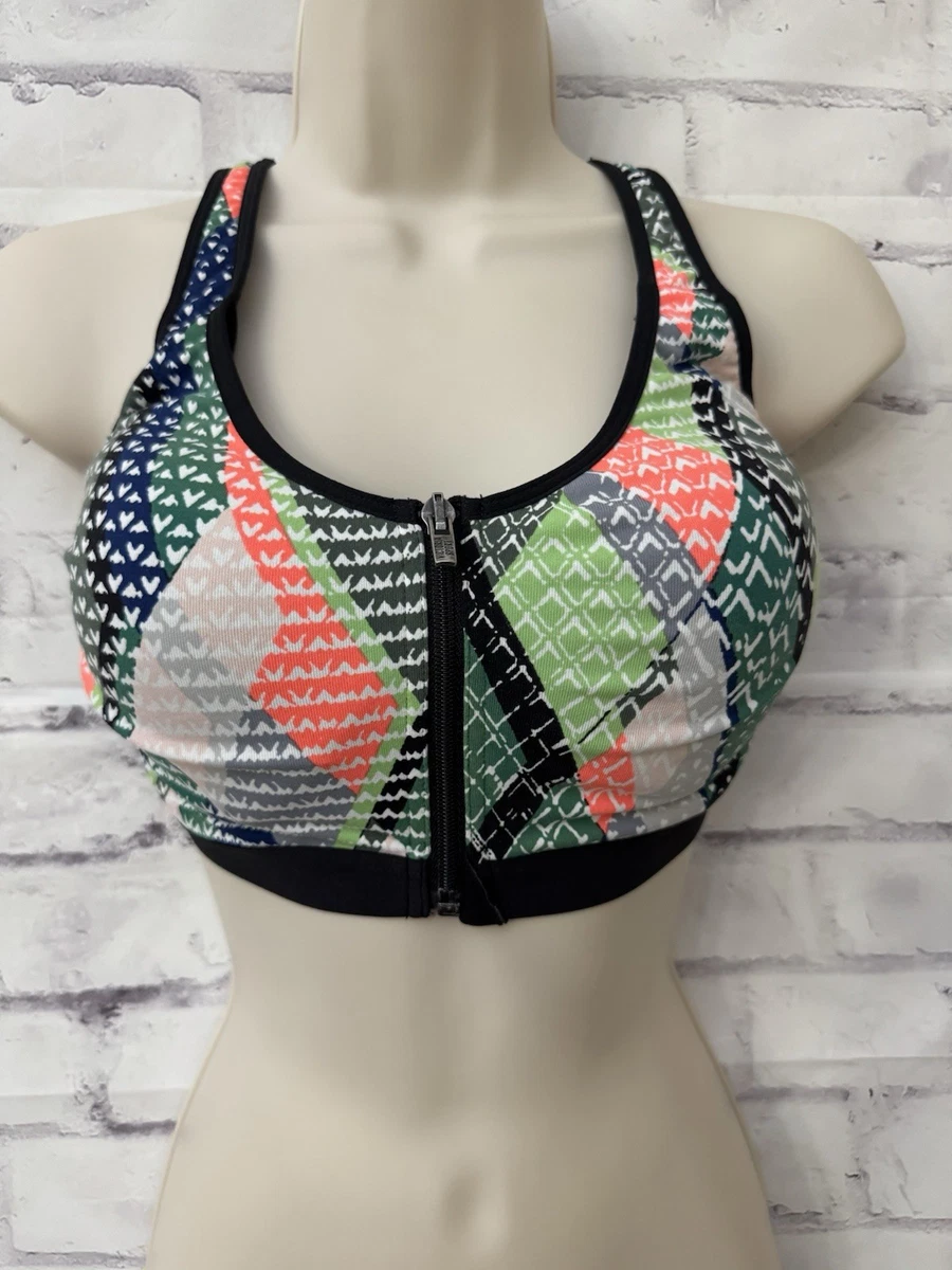 Soutien-gorge De Sport Victoria’s Secret – Vert Et Noir – Armatures – Taille 32B – Occasion