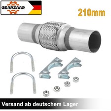 FLEXROHR 45x100x210 mm + 2x SCHELLE für AUDI FIAT OPEL RENAULT SEAT SKODA VW