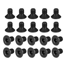 M6-1.0x10mm Flat Head Torx Anti Theft Machine Screws, 30Pcs Alloy Steel