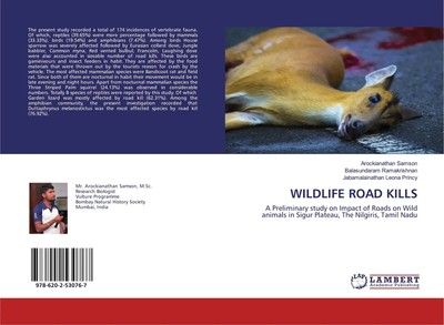 WILDLIFE ROAD KILLS Arockianathan Samson (u. a.) Taschenbuch Paperback 72 S.