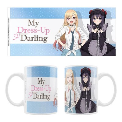 Anime My Dress Up Darling Marin Shizuku Cosplay Sakami White Coffee Mug 11-15oz 