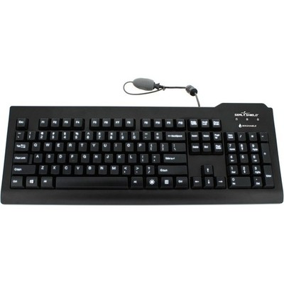 Seal Shield Silver Seal Glow Keyboard Black