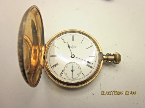 ANTIQUE 1800's ELGIN GOLD POCKET WATCH (AS IS)