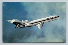 Delta Air Lines Boeing 727 Airplane Vintage Postcard