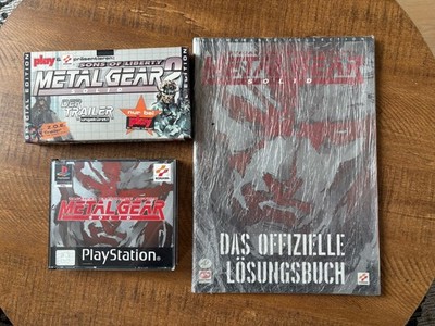 Metal Gear Solid PS1   Sammlerpaket + Demo   Spieleberater   MGS2 VHS Promo