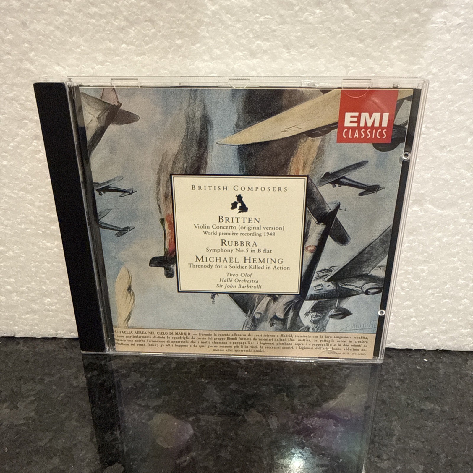 Britten: Violin Concerto (original version); Rubbra: Symphony No. 5; ( 1997)