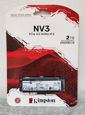 Kingston 2TB NV3 M.2 2280 PCIe 4.0 x4 NVMe Internal Solid State