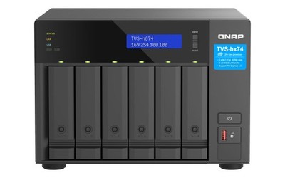QNAP TVS-H674T - NAS-Server - 6 Schächte - SATA 6Gb/s - RAID RAID 0, 1, 5, 6, 10