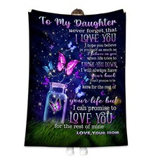 to My Daughter Gifts from 50"L x 60"W To My Daughter Gifts from Mom Blanket
