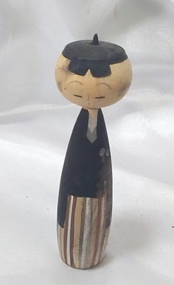 Traditionelle kreative Kokeshi Puppe, 10,5 cm, 23 g