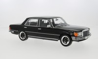 Mcg MCG18551 - 1/18 - Mercedes S-Klasse (W116), Schwarz, 1972 - Neu