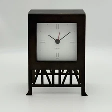 Vintage Post Modern 1980s Michael Graves Thebes Square Mantel Desk Alarm Clock