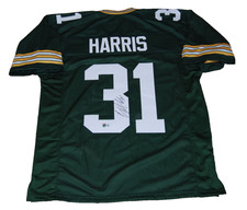 AL HARRIS signed (GREEN BAY PACKERS) custom football jersey BECKETT BAS BW61046