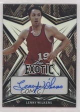 2022 Leaf Exotic Base Snakeskin 4/10 Lenny Wilkens #EA-LW1 Auto HOF 0u66