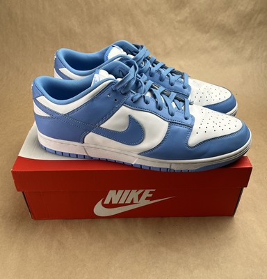 Nike Dunk Low UNC University Blue White Men's 15 DD1391-102