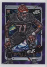 2024 Cosmic Chrome Rookies Purple Nebula Refractor /150 Amarius Mims Rookie RC