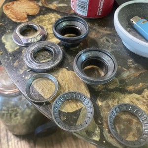 Vintage Onza Mountain Headset 1 Inch Threaded Black Needle Roller Bearing MTB