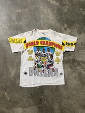 Dallas Cowboys 1994 Super Bowl Champions All Over Print Made Usa Single Stitch