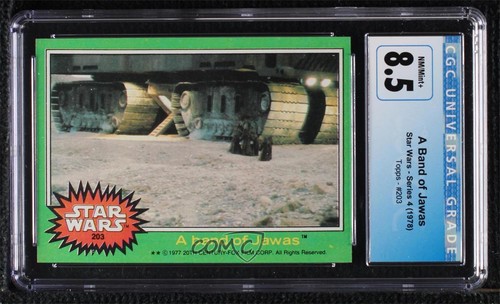 1977 Topps Star Wars #203 A band of Jawas — CGC 8.5