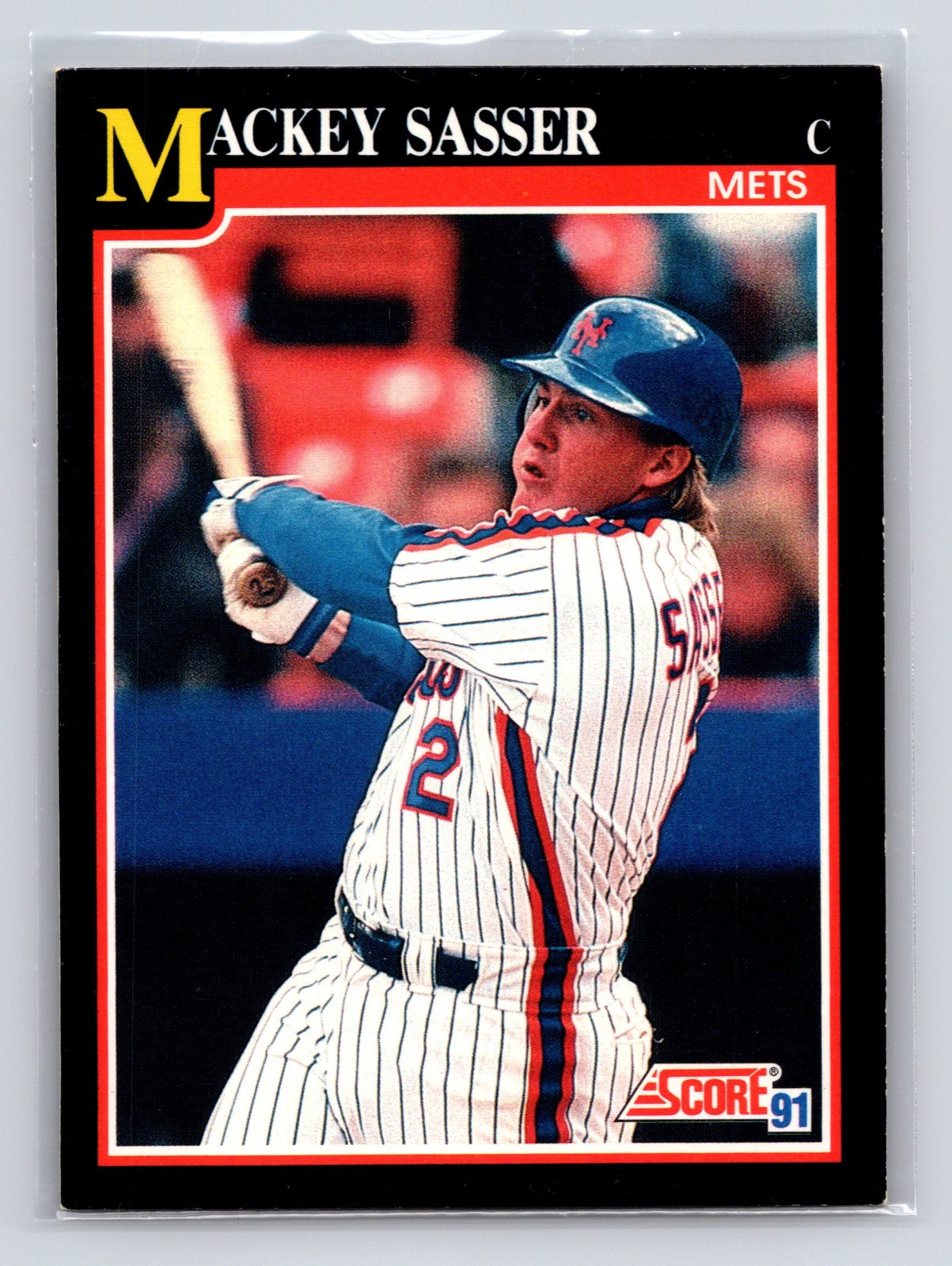 1991 Score - Mackey Sasser #307