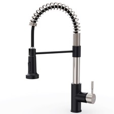GIMILI Kitchen Faucet with Pull Down Sprayer Single Hole Stainless Steel Sink...