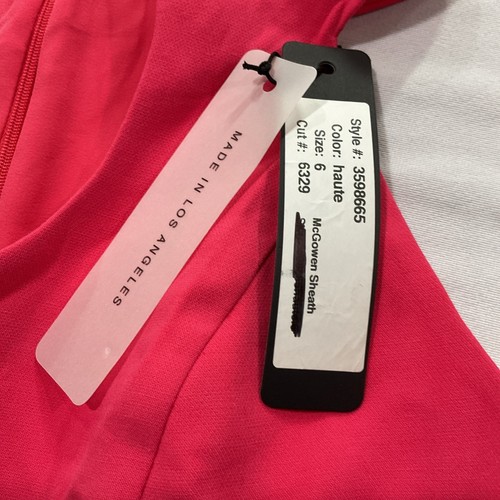 Black Halo Damen rosa Farbe ärmelloses Kleid Größe 6 - Bild 7 von 9