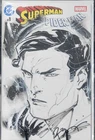 Superman/Spider-Man #1 ORIGINAL ART SUPERMAN SKETCH BY RYAN BENJAMIN W/ COA