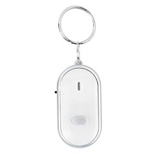 White Voice Control Key Finder Anti-Lost Locator