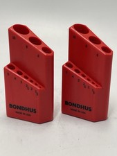 10 Pack- 18099 Bondhex Color Coded Case Holds 9 Tools, 1/5mm-10mm