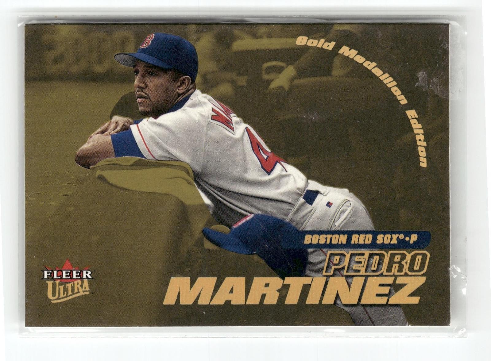 2001 Ultra #1G Pedro Martinez Gold Medallion Boston Red Sox