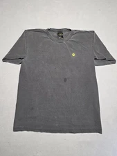 Shaka Wear Smiley Heavyweight Garment Dyed T-Shirt L Dark Gray Chinatown Market