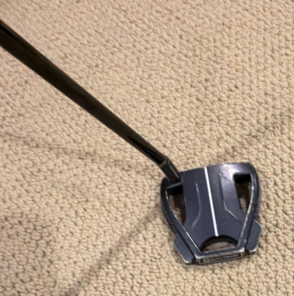 TaylorMade Spider Mallet Putter Right-Handed Steel Shaft Black Used