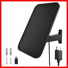 3.2W Solar Panel for Security Camera Compatible with Arlo Pro/Pro 2, Waterpro...