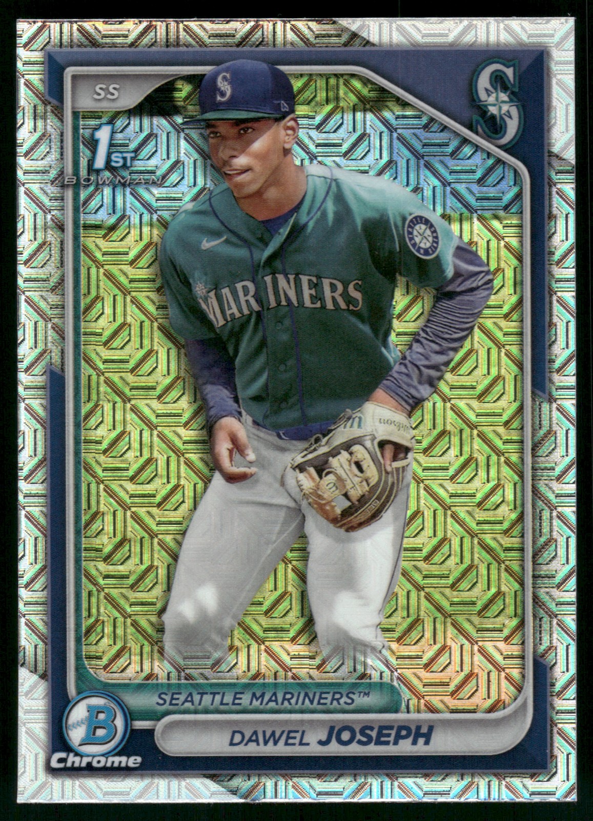 2024 Bowman Chrome - Prospects Mojo Refractors #BCP-176 Dawel Joseph