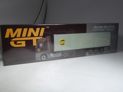 (KI-05-43) Mini GT 705 Mercedes Actros Container UPS Europe in 1:64 in OVP