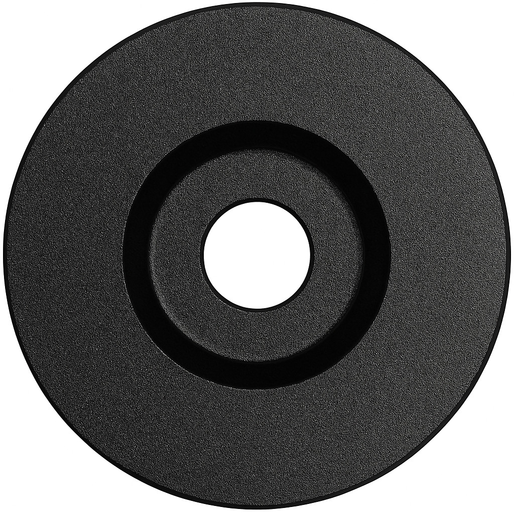 45 RPM RECORD ADAPTER Quality Aluminum in Black/Silver!!!