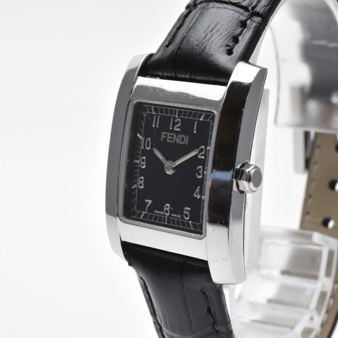 Fendi 7000L Orologi Square Quartz Arabic Numerals Bla… - Gem